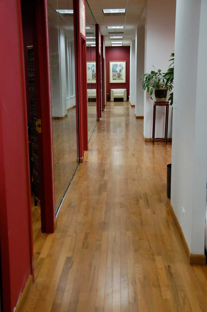 Laminate flooring installation project by Footprints Floors Little Rock.