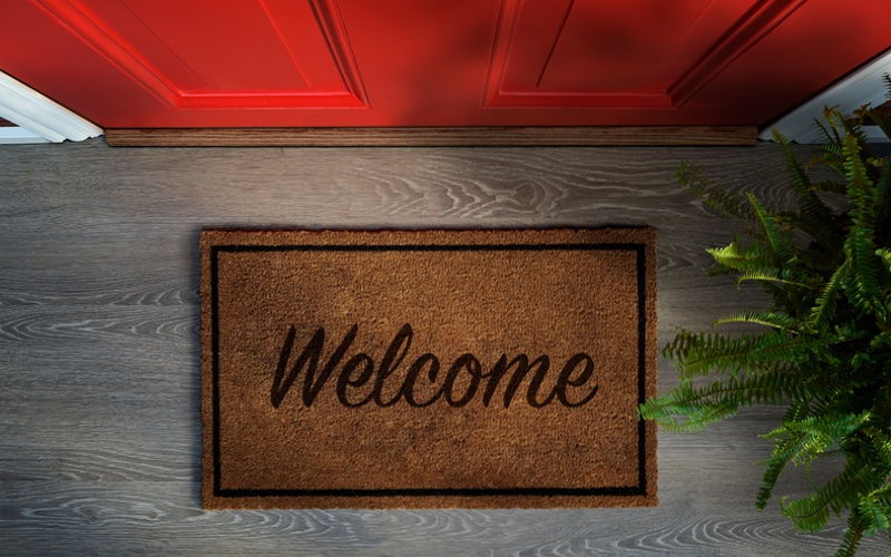 Footprints Floors in Peachtree City recommends using doormats to keep your flooring looking its best this summer!